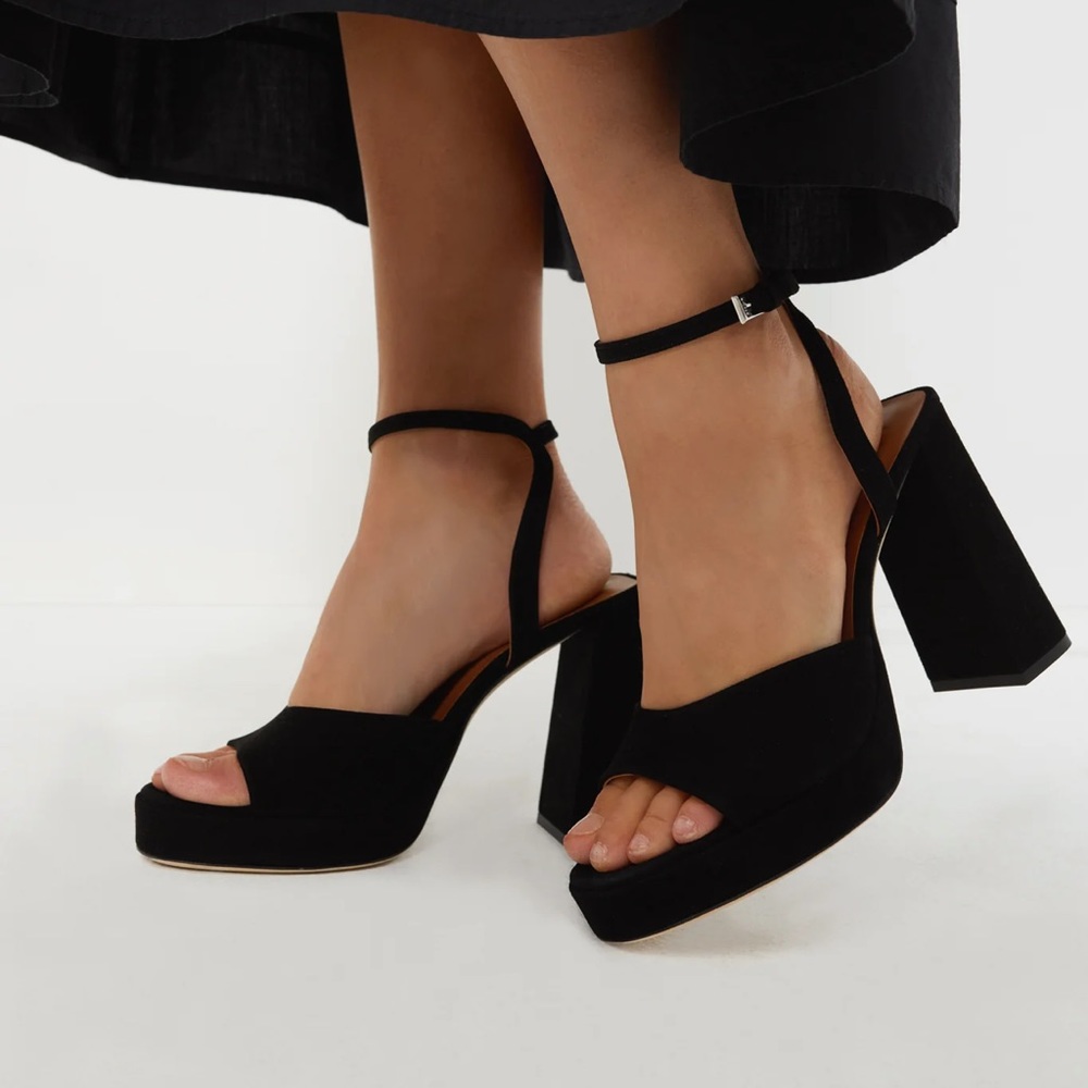 STAUD Solange Platform Heel LIKE NEW